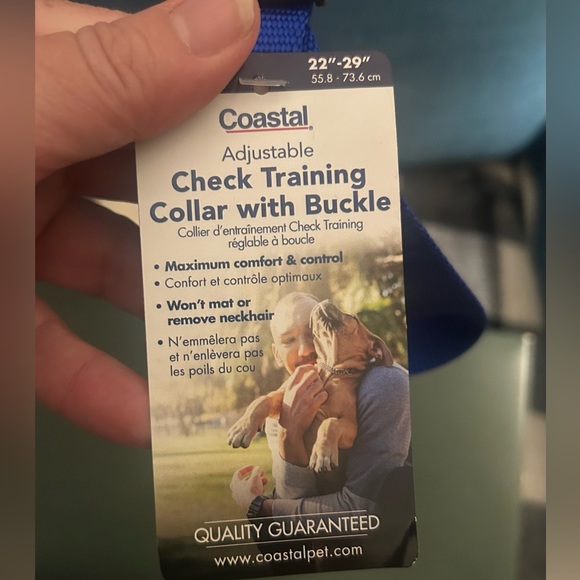 Dog training color – blue – new-22 to 29 inches - Picture 3 of 3